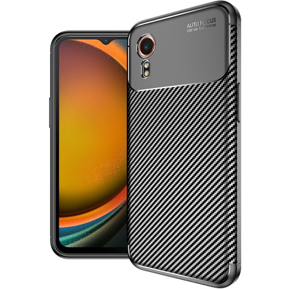 Case for Samsung Galaxy Xcover 7, Carbon Gel, black