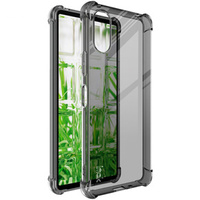 IMAK case for Sony Xperia 10 VI, Dropproof, transparent / black