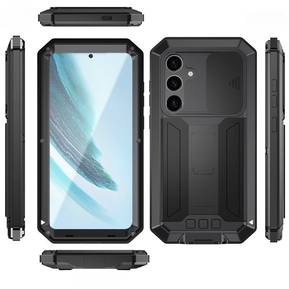 Armored case for Samsung Galaxy S24+ Plus, R-JUST, black
