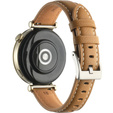 Natural leather strap for watches with 18mm attachment width