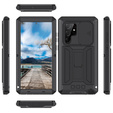 Armored case for Samsung Galaxy S22 Ultra 5G, R-JUST CamShield Slide, black