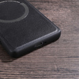 Case for Sony Xperia 10 V, Leather Hybrid MagSafe, black