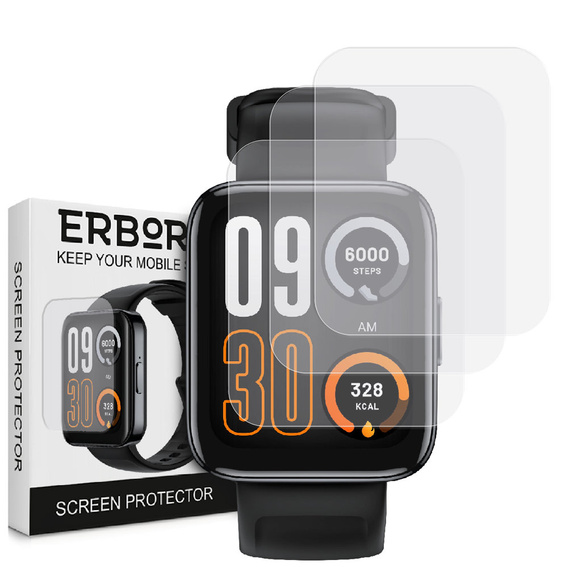 3x ERBORD hydrogel film for Realme Watch 3 Pro