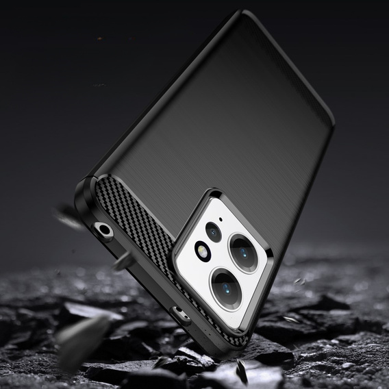 Case for Xiaomi Redmi Note 12 4G, Carbon, black