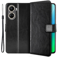 Flip case for Huawei Nova 10 SE, Crazy Horse Wallet, black