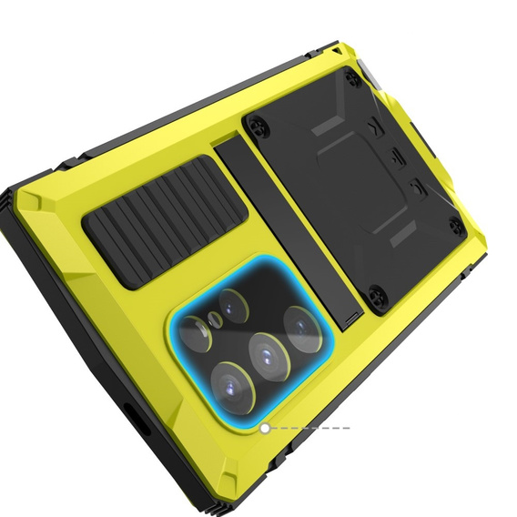 Armored case for Samsung Galaxy S24 Ultra, R-JUST, yellow