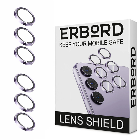 2x ERBORD tempered glass for camera to Samsung Galaxy S24