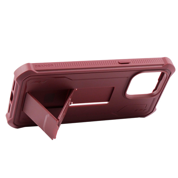 Armored case for iPhone 14 Pro Max, Dexnor Full Body, red