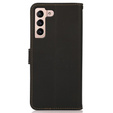 KHAZNEH RFID case for Samsung Galaxy A35 5G, Litchi Texture, black