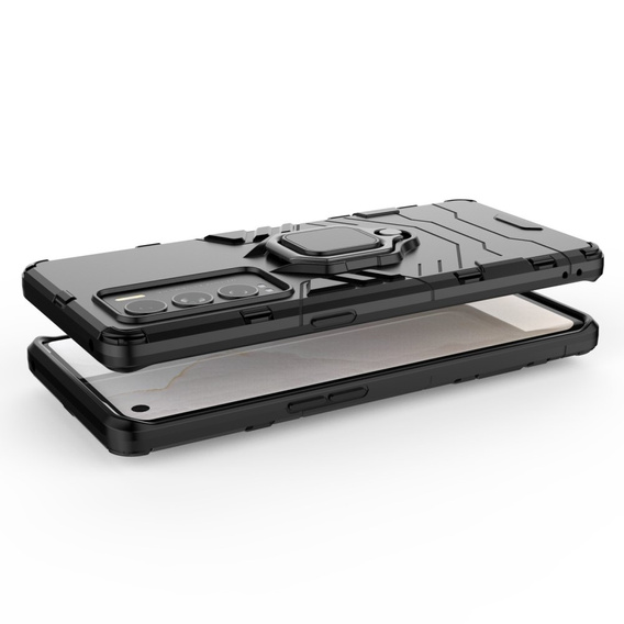 Case for Realme GT Explorer Master, Kickstand Ring, black