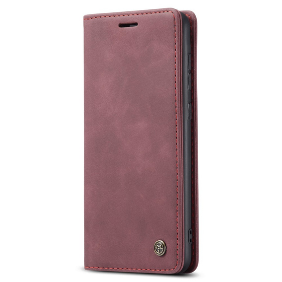 CASEME case for Samsung Galaxy A33 5G, Leather Wallet Case, red