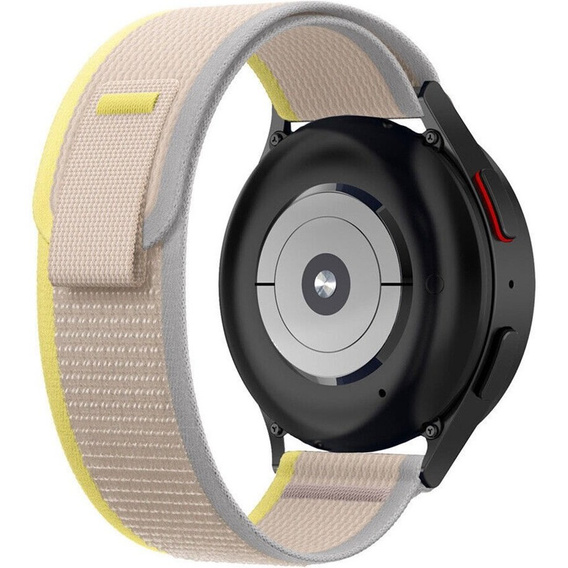 Nylon strap for Samsung Galaxy Watch Active 22mm, Beige