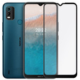 3D Tempered Glass for Nokia C21 Plus, black