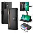 Flip case for Oppo Reno 13F 5G, Wallet Zipper Pocket, black