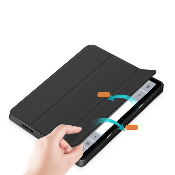 Case for Xiaomi Redmi Pad SE 11", Smartcase Hybrid, with stylus space, black