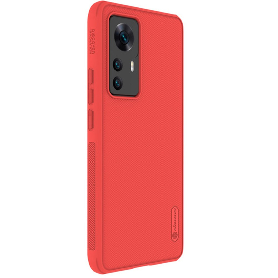 NILLKIN Case for Xiaomi 12T, Super Frosted Shield Case, red