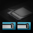 SHELLBOX IP68 Waterproof Case for Apple iPad Air 11" 6 gen. 2024, black