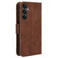 Flip case for Samsung Galaxy M35, Card Slot, brown