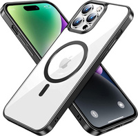 Case for iPhone 14 Pro Max, ERBORD Hybrid MagSafe Case, black