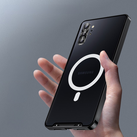 Camera Protection Case for Samsung Galaxy Note 10+ Plus, CamShield MagSafe, transparent / black