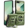 Tongate MECH case with MagSafe for Samsung Galaxy Z Flip7 FE / Z Flip6, green