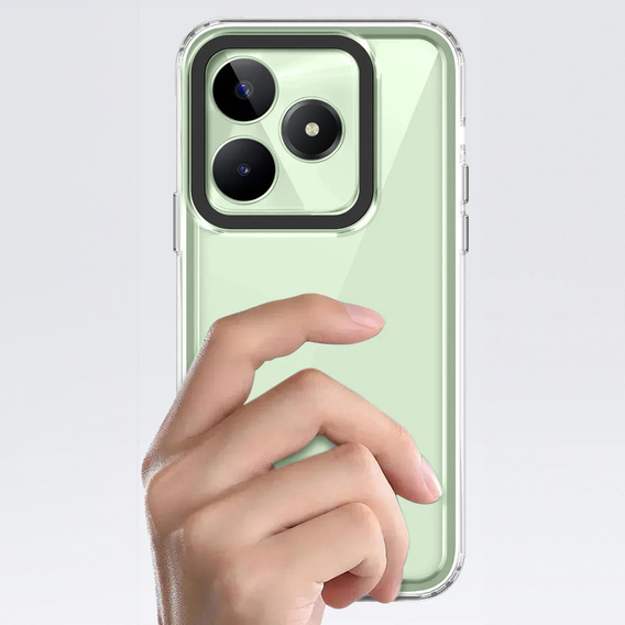 Case for Realme C63, Fusion Hybrid, transparent