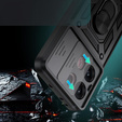 Case for Oppo Reno 13 Pro, CamShield Slide, black