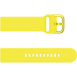 22mm Silicone strap with buckle for Huawei Watch GT / Watch GT2 - Yellow