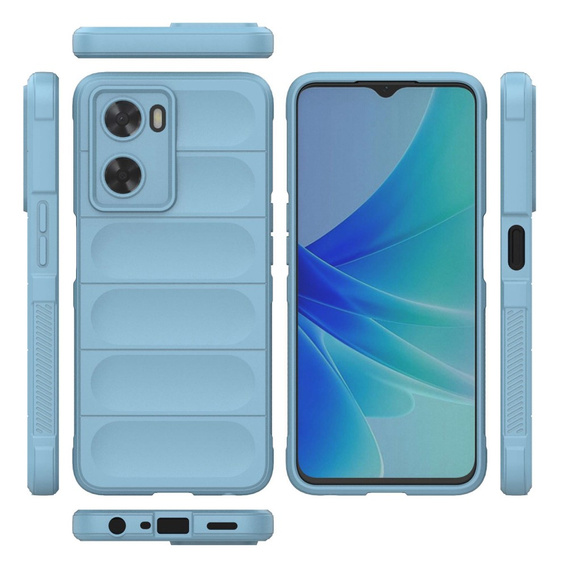 Case for Oppo A57s, Gaming Shockproof, blue
