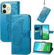 Flip case for Oppo A5 Pro 5G, Butterfly, blue