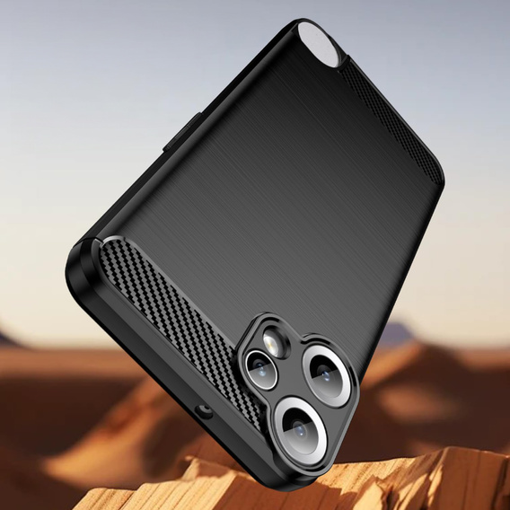 Case for CMF Nothing Phone 2 Pro, Carbon, black