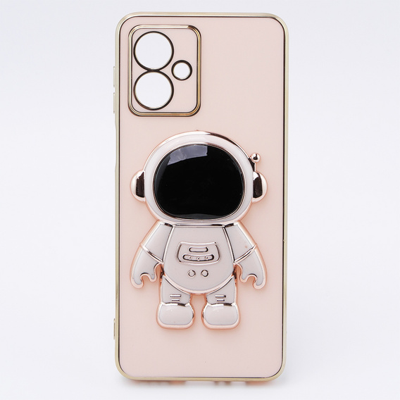 Case for Motorola Moto G54 5G, Astronaut, pink rose gold