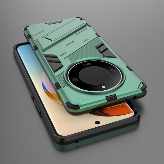 Case for Honor Magic 6 Lite 5G, Military kickstand, green