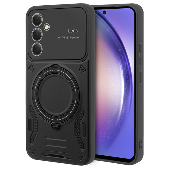 BENKS Kevlar Case for Samsung Galaxy A54 5G, for MagSafe, Carbon Fiber, black