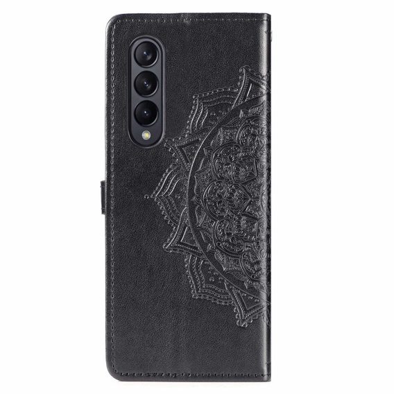 Flip case for Samsung Galaxy Z Fold 4 5G, Mandala, black