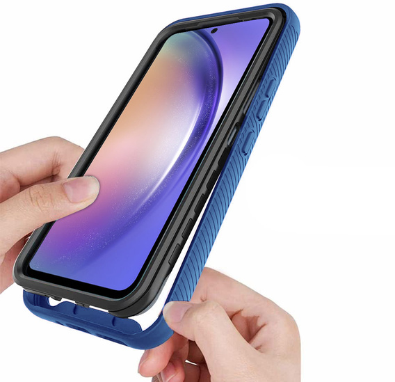 Case for Samsung Galaxy A54 5G, Shockproof, with film, blue