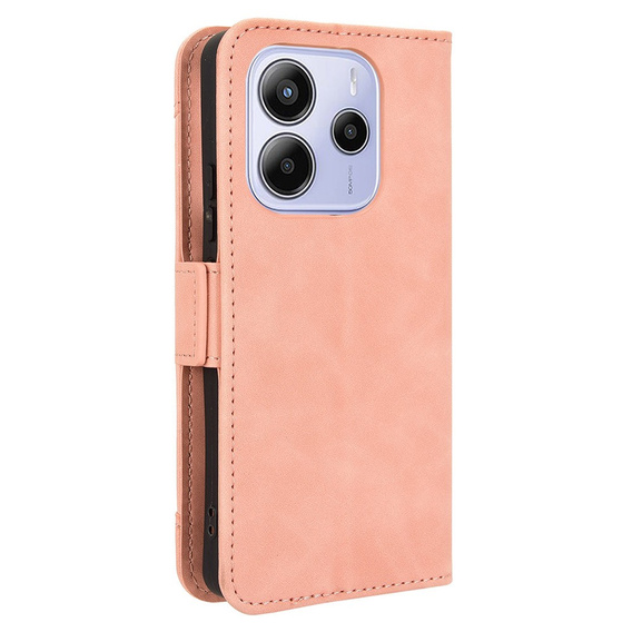 Flip case for Xiaomi Redmi Note 14 4G, Card Slot, pink