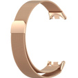 Milanese Bracelet Strap with Case for Xiaomi Smart Band 10 / 9 / 8, rose gold
