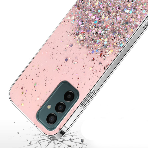 Case for Samsung Galaxy M23 5G / M13, Glittery, pink