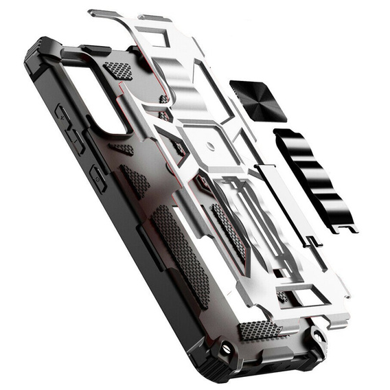 Case for Samsung Galaxy A32 5G, Armor Kickstand, silver