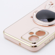 Case for Motorola Moto G54 5G, Astronaut, pink rose gold