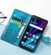 Flip case for T Phone 2 Pro 5G, Mandala, blue