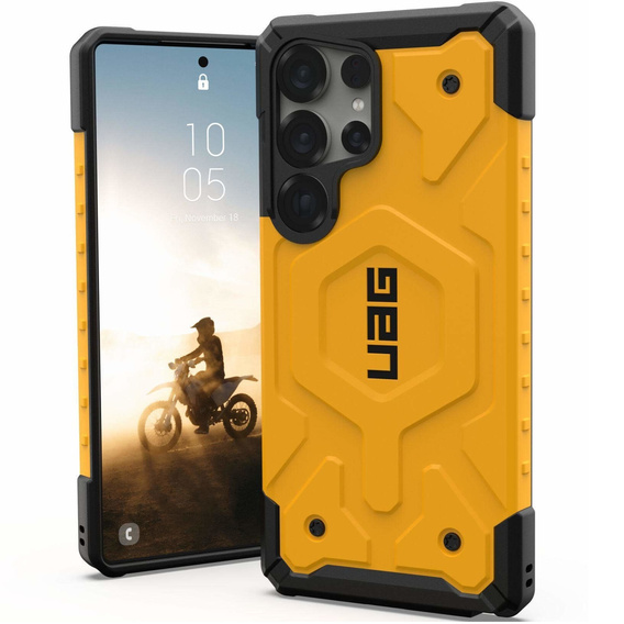 Urban Armor Gear Case for Galaxy S25 Ultra, Pathfinder MagSafe, orange