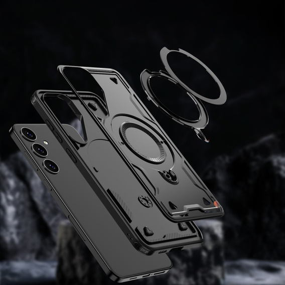 Case for Samsung Galaxy S24 / S25, Military MagSafe, black