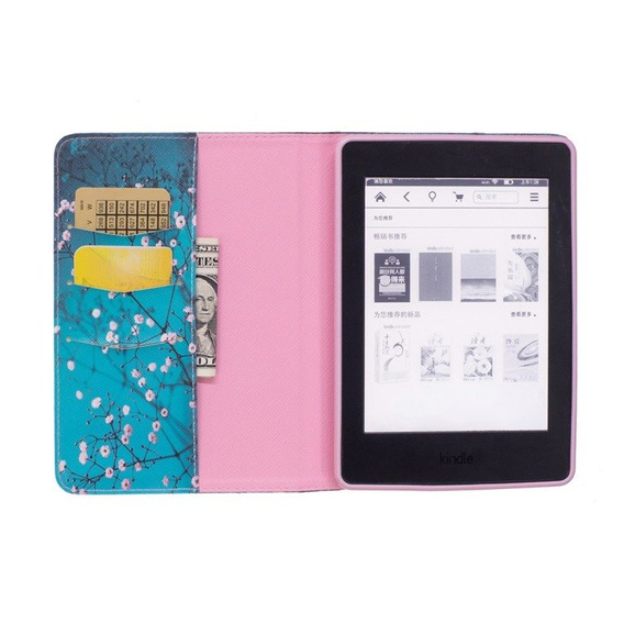Case for Amazon Kindle Paperwhite 1/2/3, Smartcase, sakura