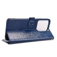 Flip case for Motorola Moto G86 Power 5G, Wallet Rhombus, blue
