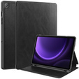 Case for Samsung Galaxy Tab S10 Lite / S10 FE / S9 FE, Business Card and Pen Slot, black