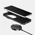 ABEEL Case for Xiaomi 15 Ultra, Carbon Fiber, for MagSafe, black