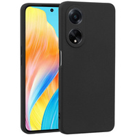 Case for Oppo A58 4G, Silicone Lite, black