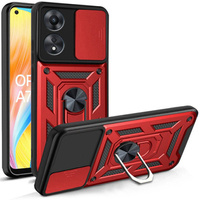 Case for Oppo A78 4G, CamShield Slide, red